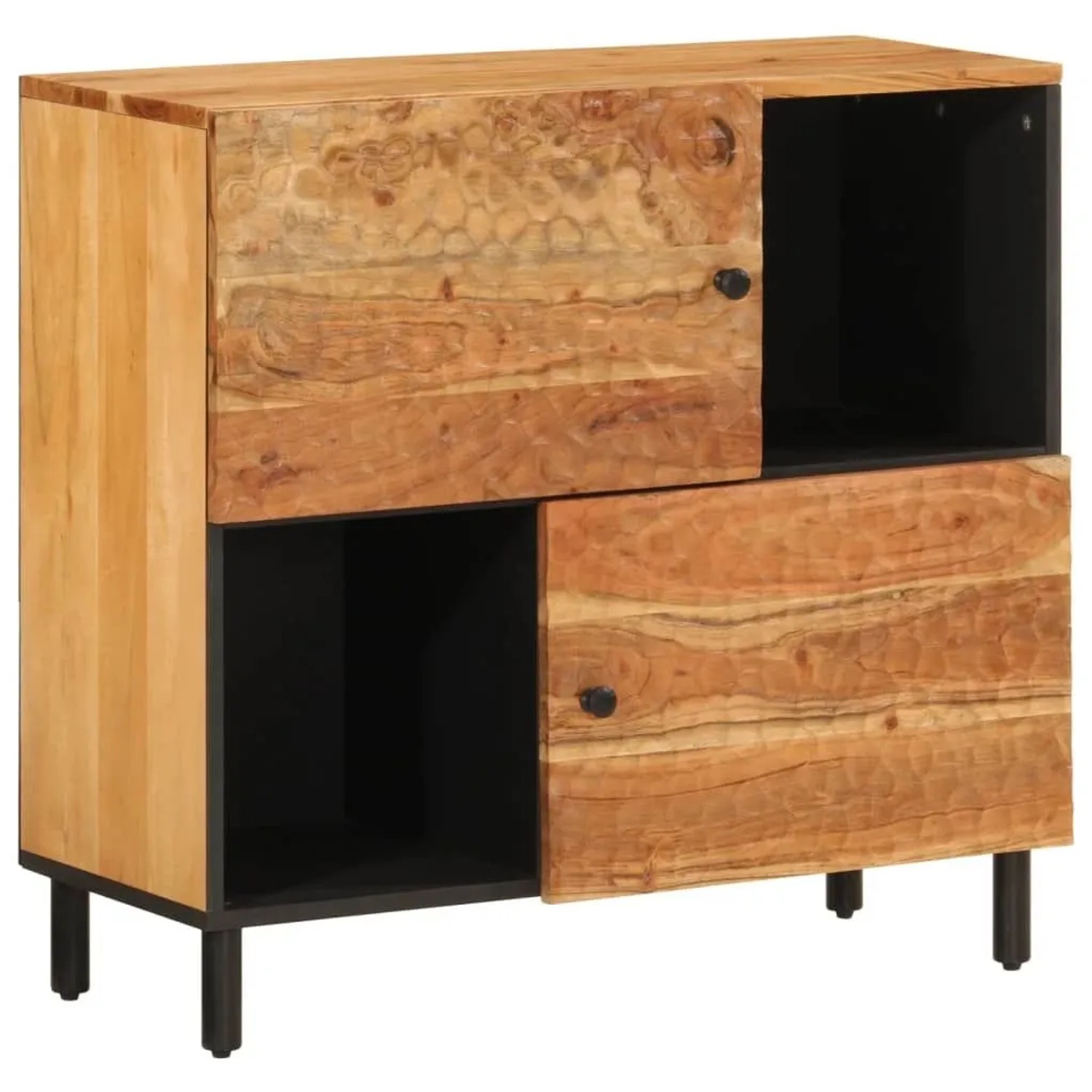 vidaXL Beistellschrank 80x33x75 cm Massivholz Akazie 356882