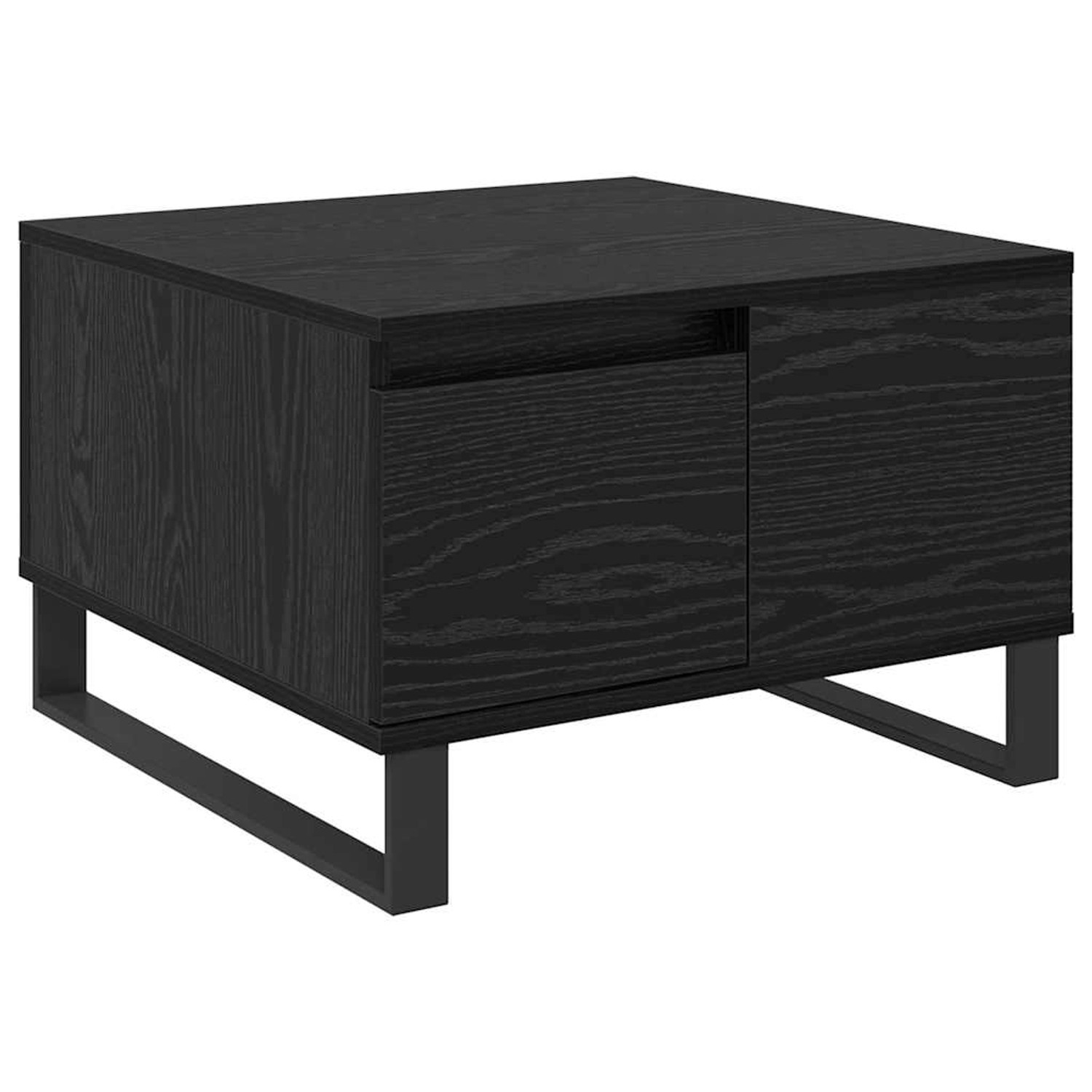 vidaXL Couchtisch Schwarz Eichen-Optik 55 x 55 x 36,5 cm Holzwerkstoff 8816 günstig online kaufen