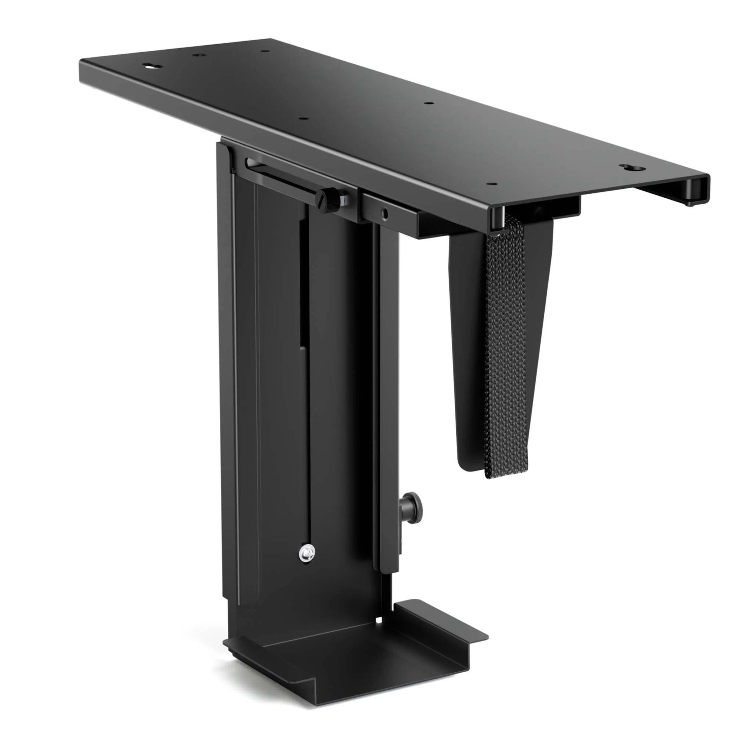 Toboli Untertisch Pc-Halterung Gleitschiene 360° Schwenkbar Desktop Computer