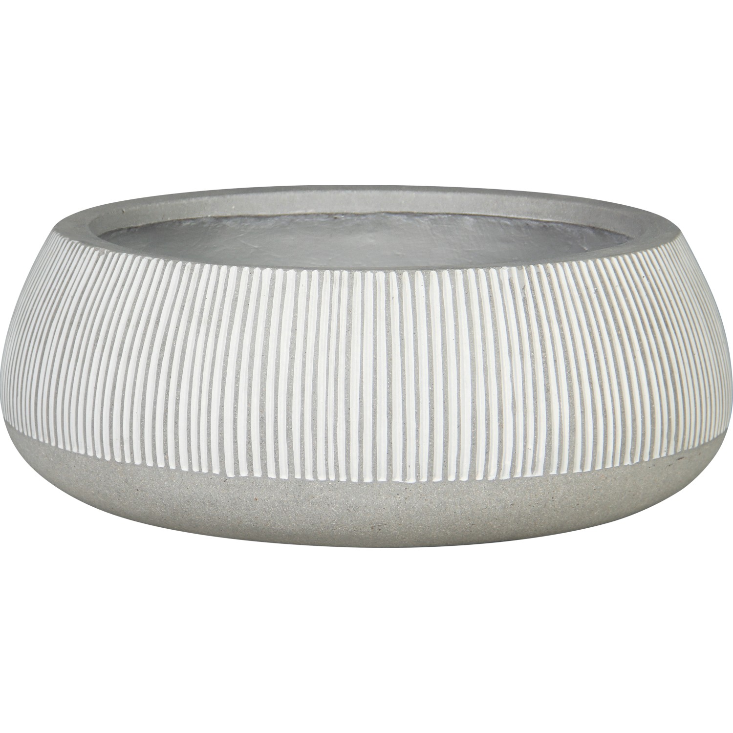 Schale Saillon Ø 52 x 20 cm Rund Weiß