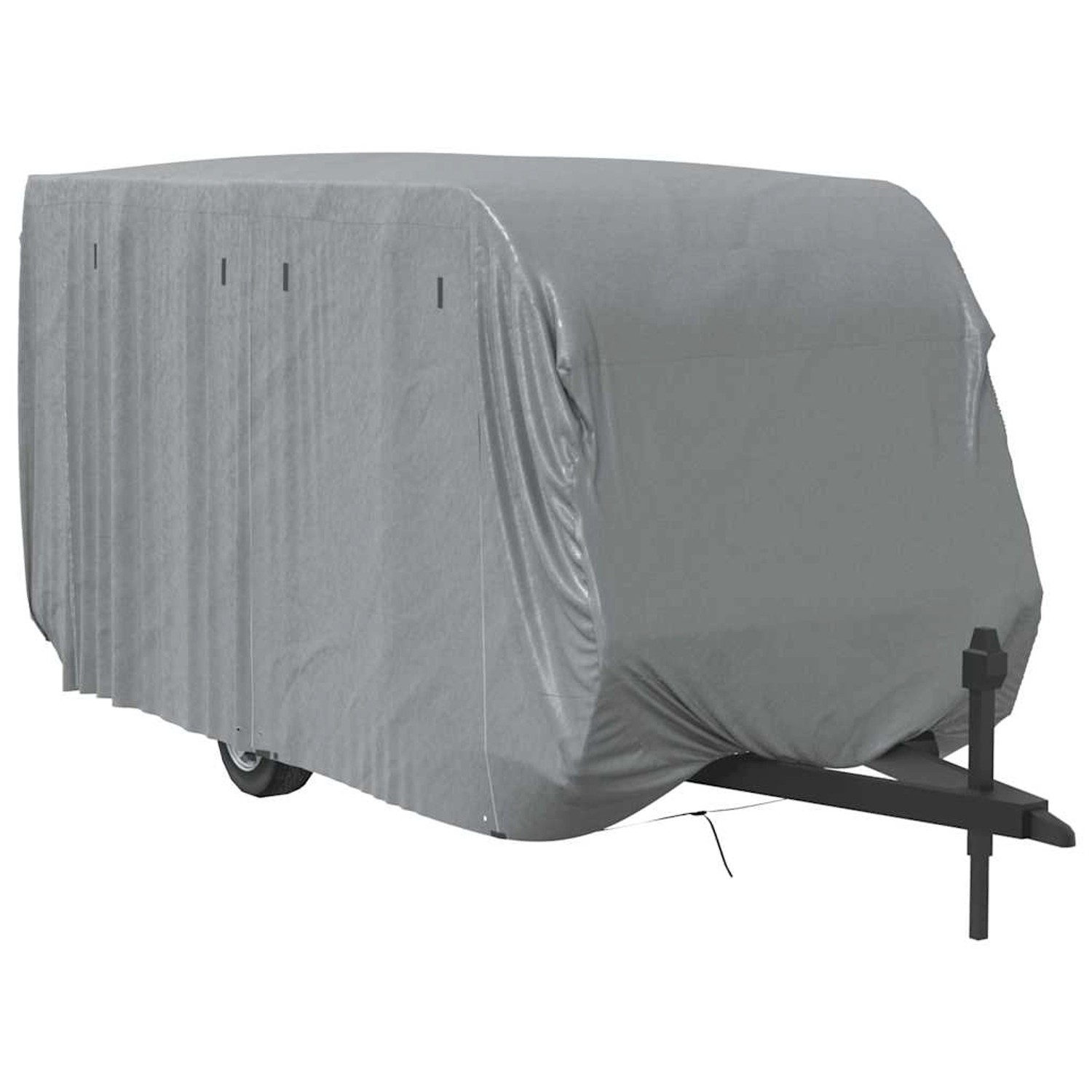 vidaXL Schutzhülle für Wohnwagen Grau 460x250x220 cm Vliesstoff 2165270