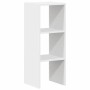 vidaXL Bücherregal Stapelbar Weiß 30x30x80 cm Holzwerkstoff 858803_6