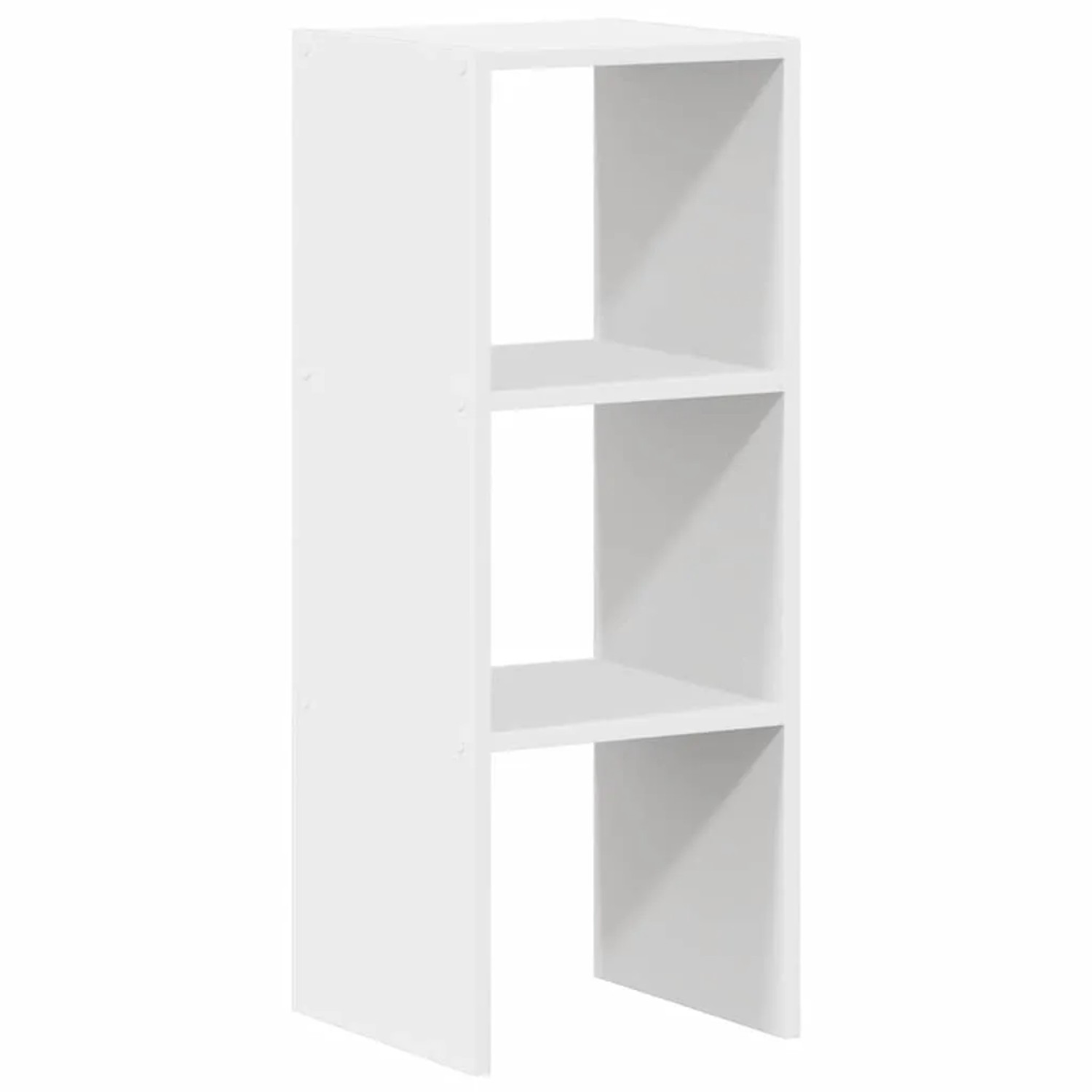 vidaXL Bücherregal Stapelbar Weiß 30x30x80 cm Holzwerkstoff 858803_6