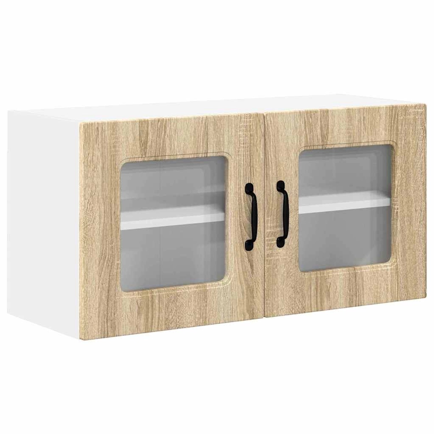 vidaXL Küchenwandschrank Sonoma-Eiche 80 x 31 x 40 cm Holzwerkstoff 884596 günstig online kaufen