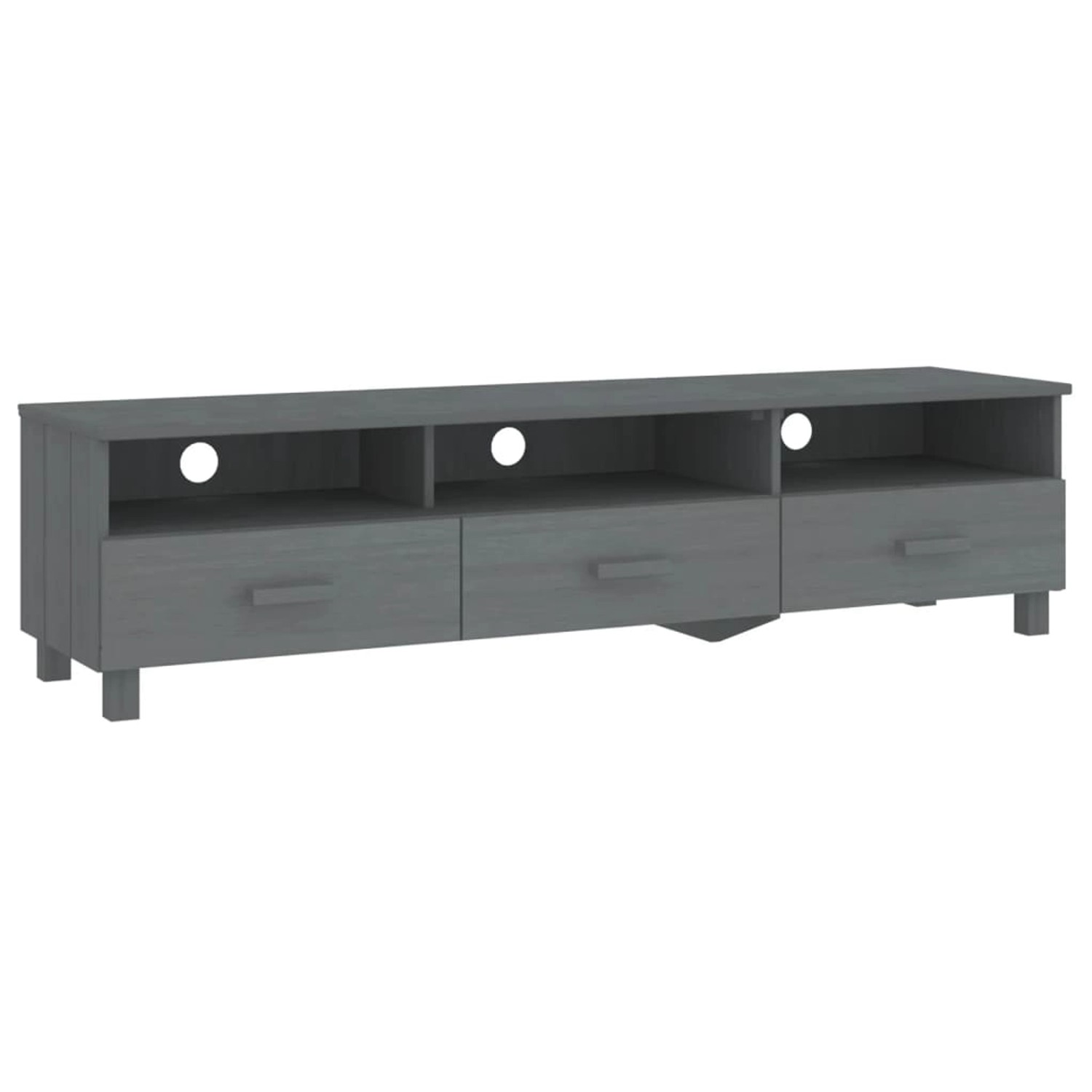 Tv-schrank Weiß 158x40x40 Cm Massivholz Kiefer günstig online kaufen
