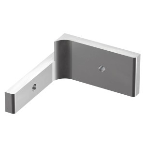 GS Terrassen T-Verbinder Aluecofix links, 65x65x30mm, für stabile Querprofil-Verbindung im Terrassenbau.