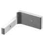 GS Terrassen T-Verbinder Aluecofix links, 65x65x30mm, für stabile Querprofil-Verbindung im Terrassenbau.