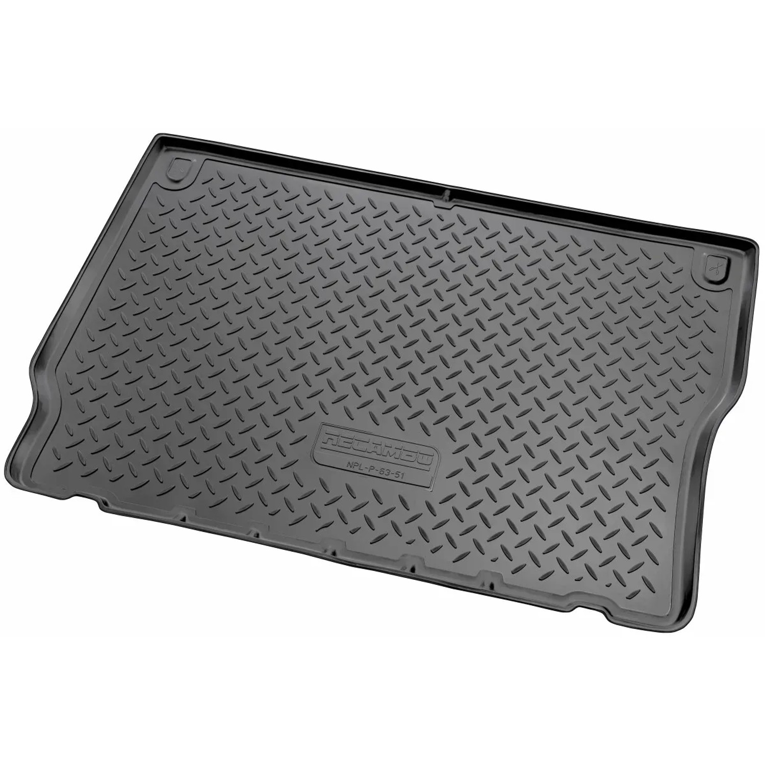 Image of Gummi Kofferraumwanne für Opel Meriva A BJ 2003-2009 Passgenau mit Rand