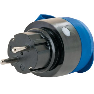 Schwaiger Outdoor WLAN-Steckdosenadapter mit Einspeisemessfunktion für Balkonkraftwerke.