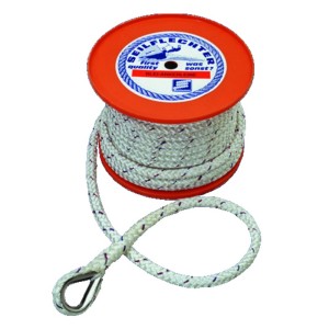 Seilflechter Bleiankerleine, 16 mm, 40 m, geflochten, auf Spule. Ideal für Bootsanker.