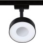Schienenspot Circle, schwarz matt, von Paulmann Urail für Schienensysteme. LED, 5W, 4000K.
