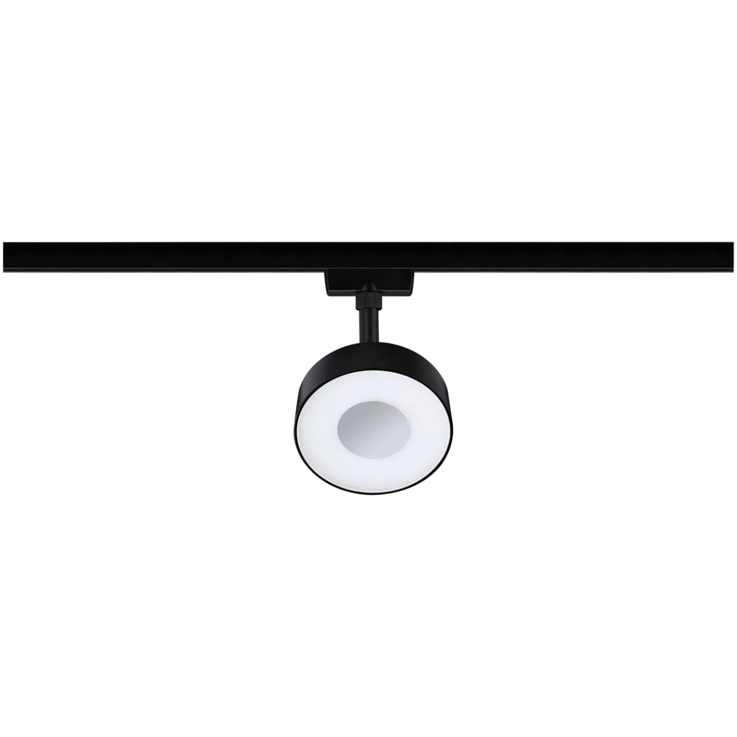 Schienenspot Circle, schwarz matt, von Paulmann Urail für Schienensysteme. LED, 5W, 4000K.