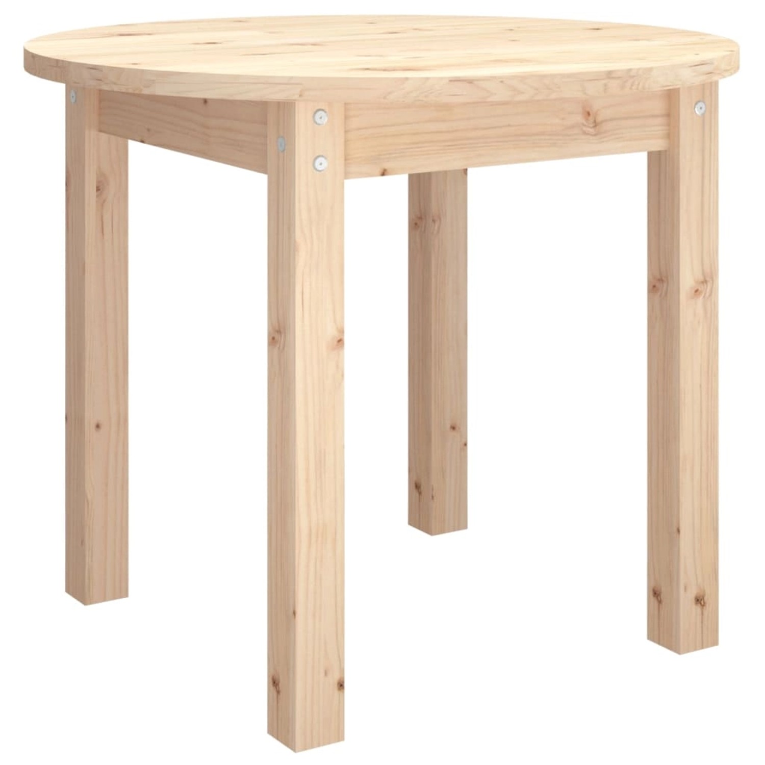 vidaXL Couchtisch Ø 55x45 cm Massivholz Kiefer 822327 günstig online kaufen