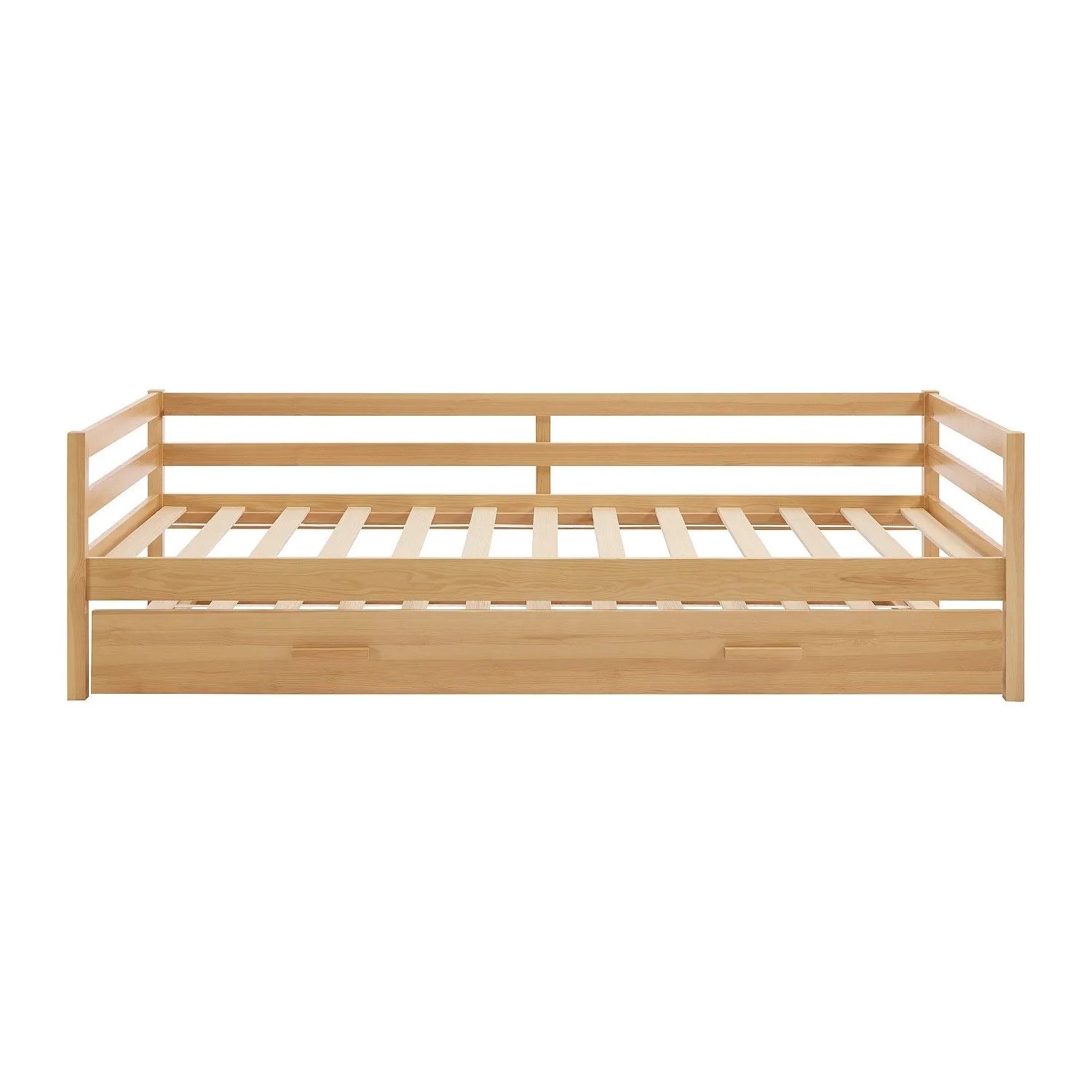 Vente-unique Bettrahmen Aedan Naturfarben Hell 199.7 cm