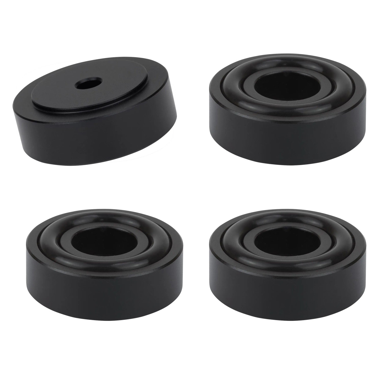 Dynavox Gerätefüße Schwarz Ø 30 mm 4 Stück