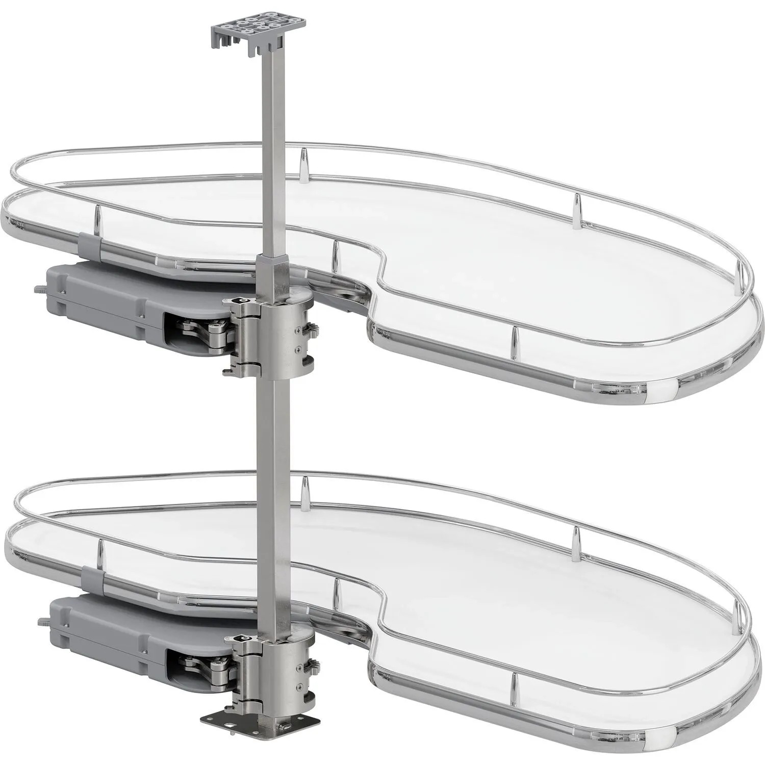 Vauth-Sagel Eckschrankauszug Cornerstone Maxx Planero Korpusbreite 1.000 mm Rechts Weiß Chrom