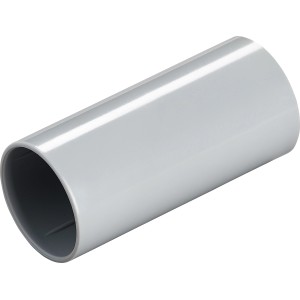 Graue Muffe EN 25 für starre Isolierrohre, 5er-Set zur Verbindung von Leerrohren.