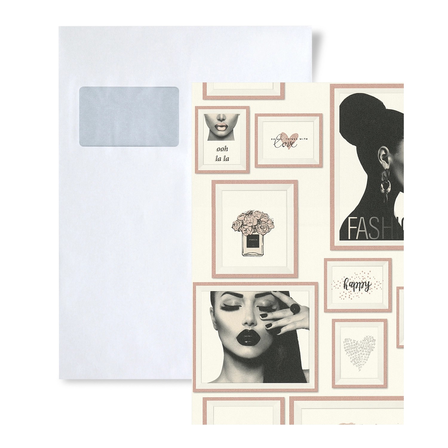 PROFHOME 1 MUSTERSTÜCK S-369183-GU DIN A4 MUSTER der Collage Tapete günstig online kaufen