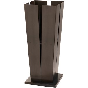 Wilk Feuersäule Vulkan, 100cm hoch, aus unbehandeltem Stahl für Garten & Terrasse.