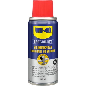 WD-40 Specialist Silikonspray, 100ml, für Lackreparatur und Karosserie, schmiert und schützt.