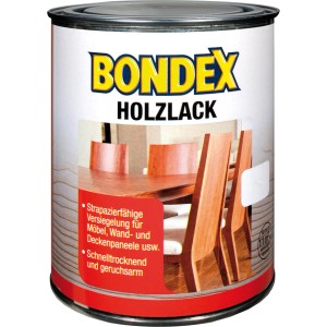 Dose Bondex Holzlack Transparent matt 750ml für Möbel und Innentüren.