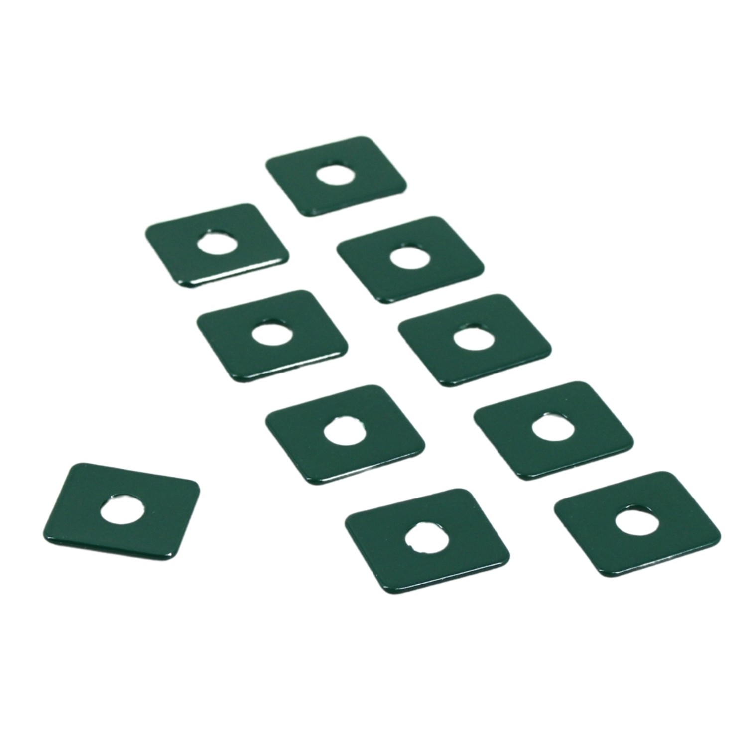 Galaflor Montageplatten Grün 30x29 mm 10 Stück günstig online kaufen