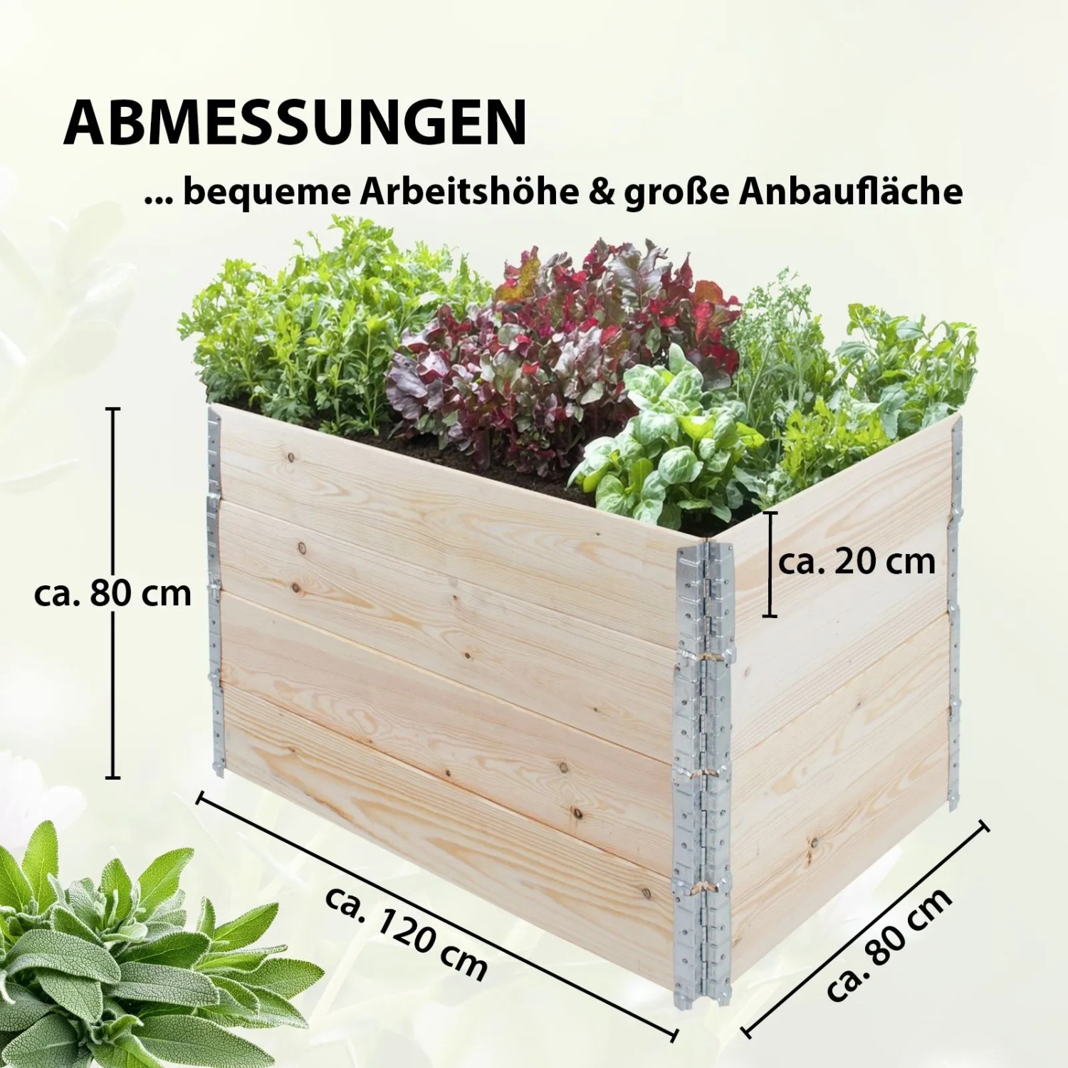 Wunderbar Hochbeet Obi Holz Ebenbild