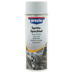 Presto Spritzspachtel Lackspray 400ml Dose für Lackreparatur & Karosseriearbeiten.