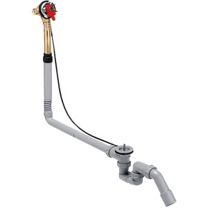 Hansgrohe Exafill Grundkörper für Wanneneinlauf mit Ab- und Überlaufgarnitur.