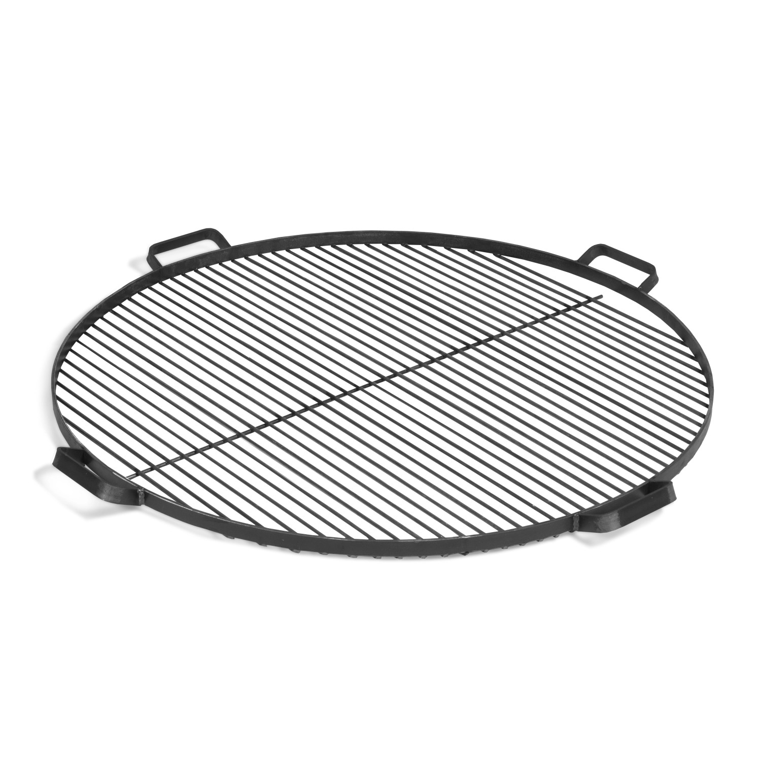 CookKing Grillrost Stahl Inkl. 4 Griffen für Feuerschalen Ø 60 cm Schwarz