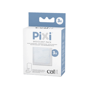 Catit Pixi Trockenmittelpad 3er-Pack für Futterautomaten, zur Feuchtigkeitsabsorption.