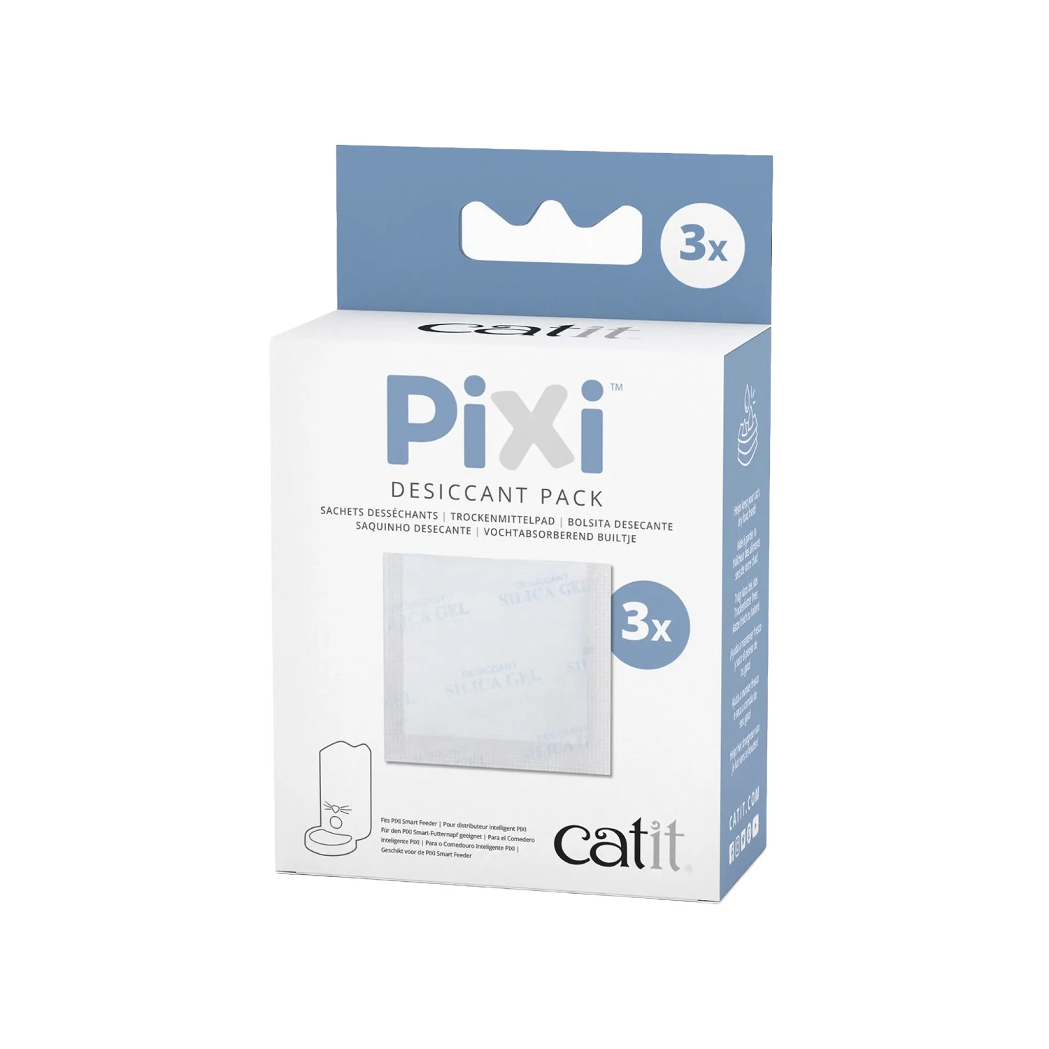 Catit Trockenmittelpad für Smart-Futterautomaten Pixi 3er-Pack