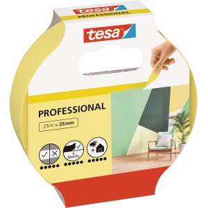 Tesa Malerband Professional, 25m x 25mm, auf der Verpackung