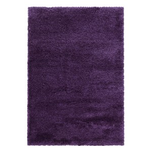 Ayyildiz Hochflorteppich Fluffy 3500 in intensivem Violett. Rechteckiger Shaggy-Teppich aus strapazierfähigem Polyester.