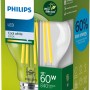 Philips LED E27 Leuchtmittel, 4W, 840lm, Glühlampenform, klar. Ultraeffizient und langlebig.