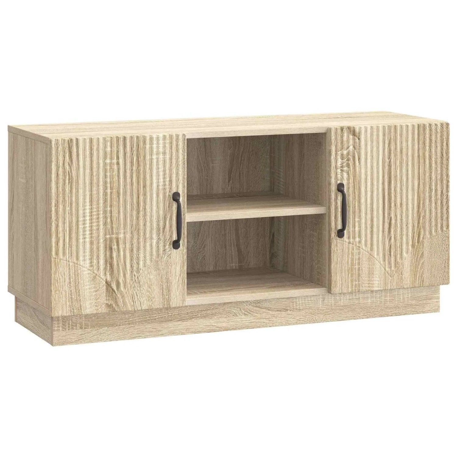 vidaXL TV-Schränk Sonoma-Eiche 102 x 34,5 x 47 cm Holzwerkstoff 895387
