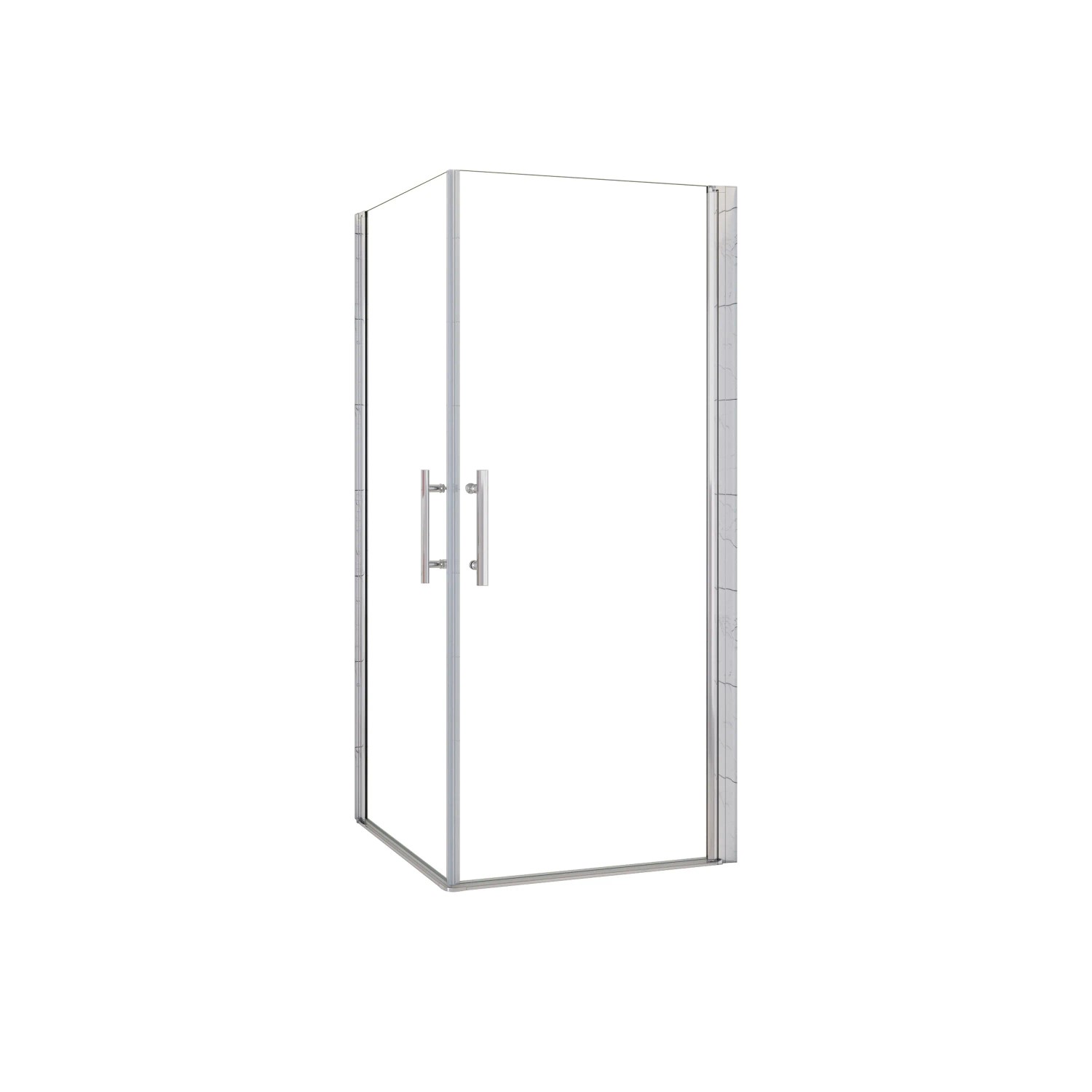 AICA Schwingtür Duschtür ESG Nano-Glas Eckeinstieg Duschabtrennung Dusche D günstig online kaufen