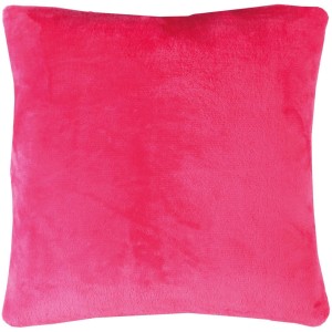 Bestlivings Kissenhülle Kuschel, 50x50 cm, Pink. Flauschiger Kissenbezug mit Reißverschluss.