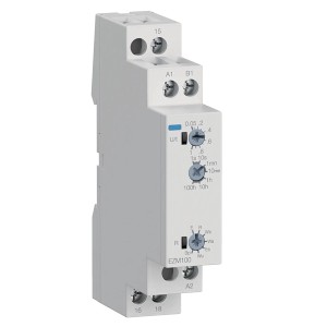 Hager Zeitrelais Multifunktion, AC/DC 12-240V, für präzise Zeitsteuerung in Schaltschränken.