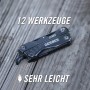 Gerber Multi-Tool Dime, ein kompaktes Multitool mit 12 Werkzeugen für den Schlüsselbund.