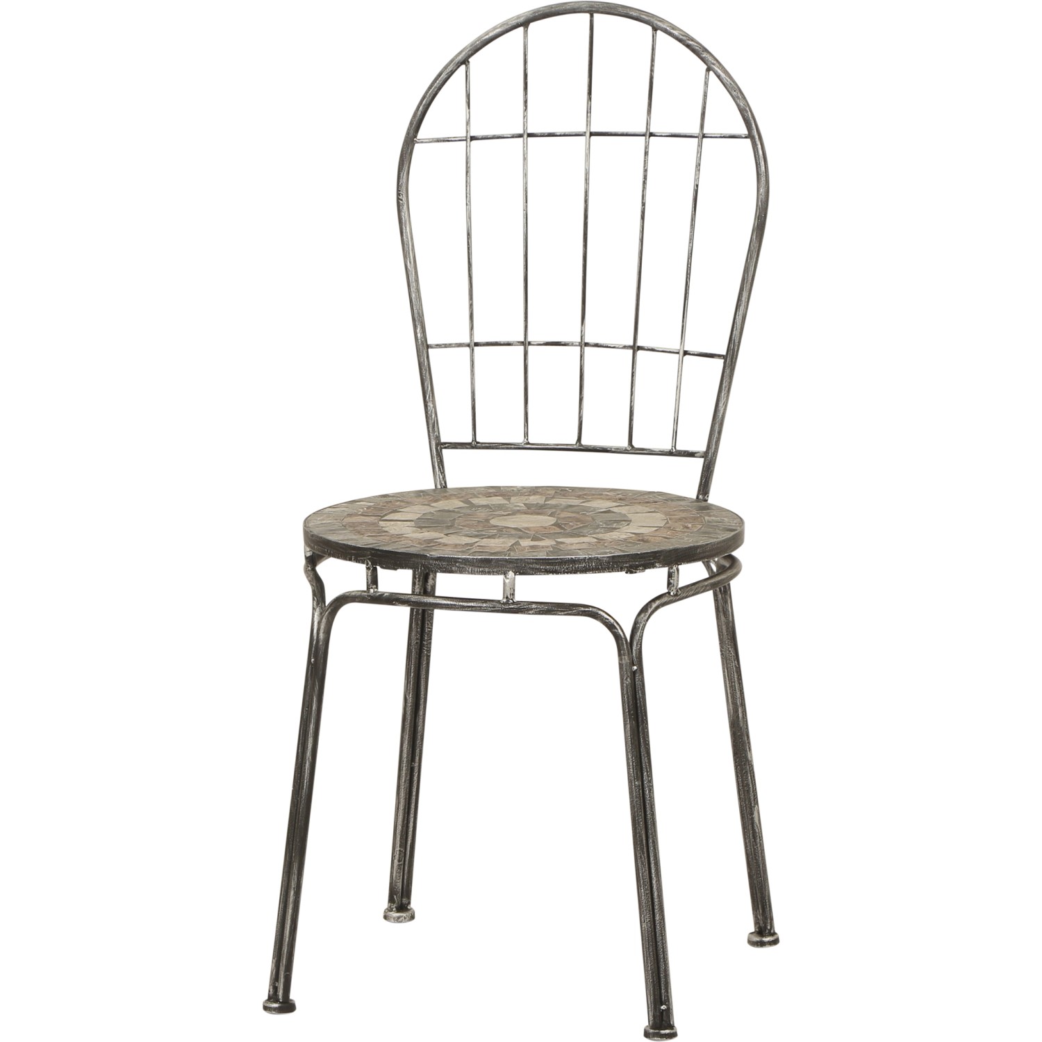 Siena Garden Stapelstuhl Felina Grau 43 cm x 43 cm x 94 cm