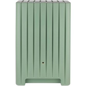 ARVES Regentonne Barletta 280 l Salvia, rechteckig, mit vertikalen Rillen und Messinganschluss.