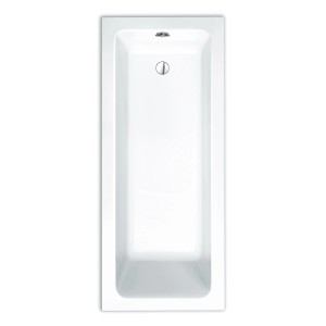 Steinkamp Rechteck-Badewanne Life, 180x80 cm, Weiß, aus Acryl.