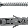 LUX Spreizdübel 8x40 mm mit Schrauben, 10er-Set für Beton und Ziegel.