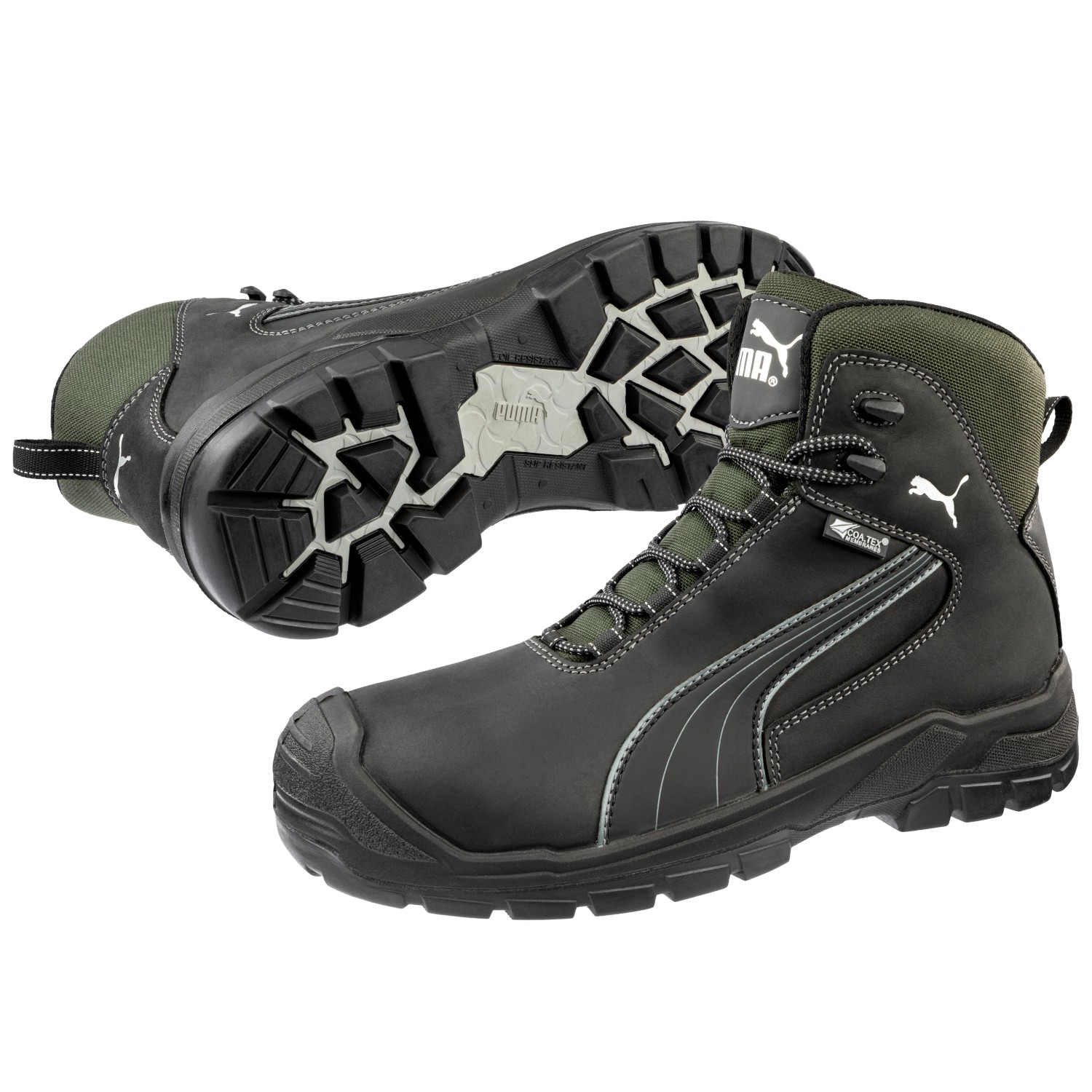 Puma Safety Cascades Mid S3 CI HI HRO SRC Schwarz Größe 36 kaufen bei OBI