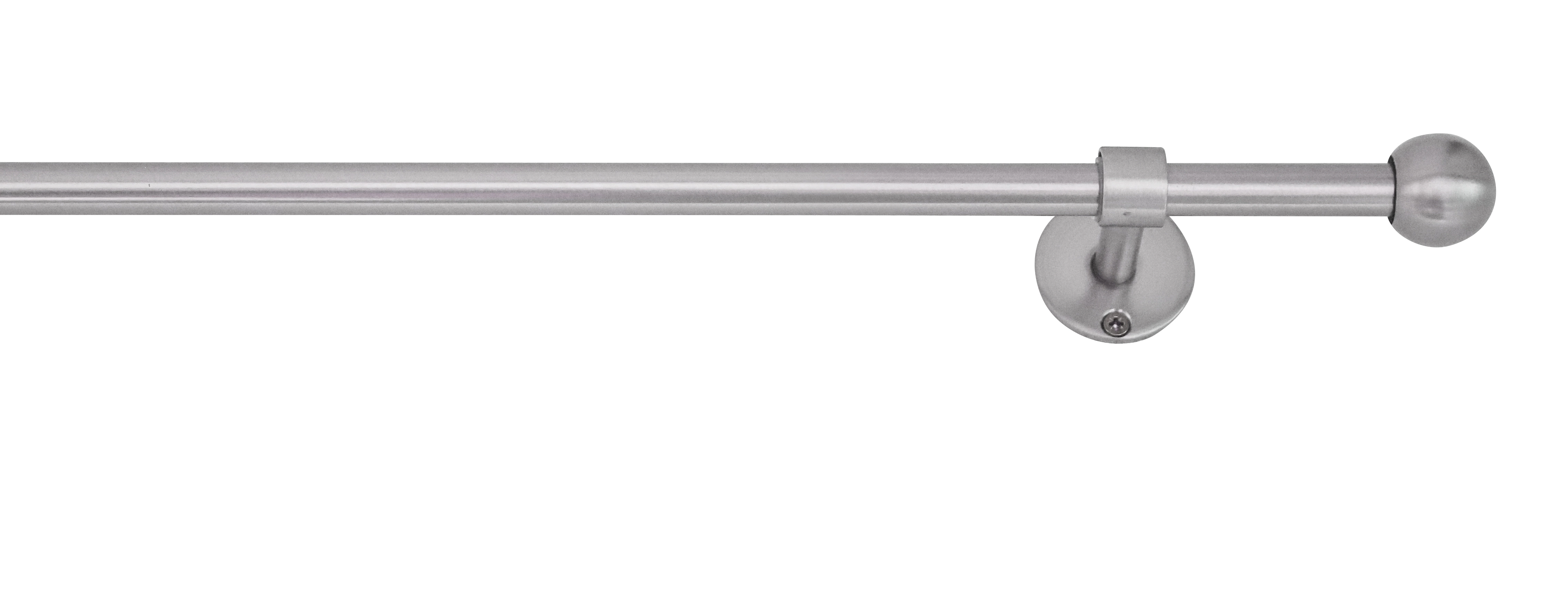 mydeco Gardinenstange-Komplettset kaufen 2in1 bei 160-280cm OBI Edelstahl-Optik ausziehbar