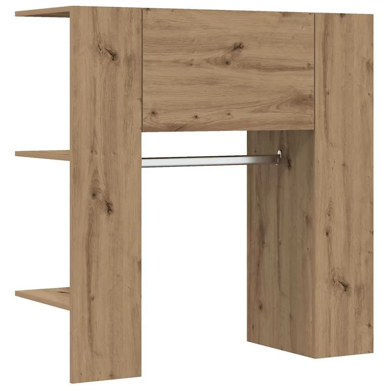 vidaXL Flurschrank Artisan-Eiche 97,5x37x99 cm Holzwerkstoff 857038