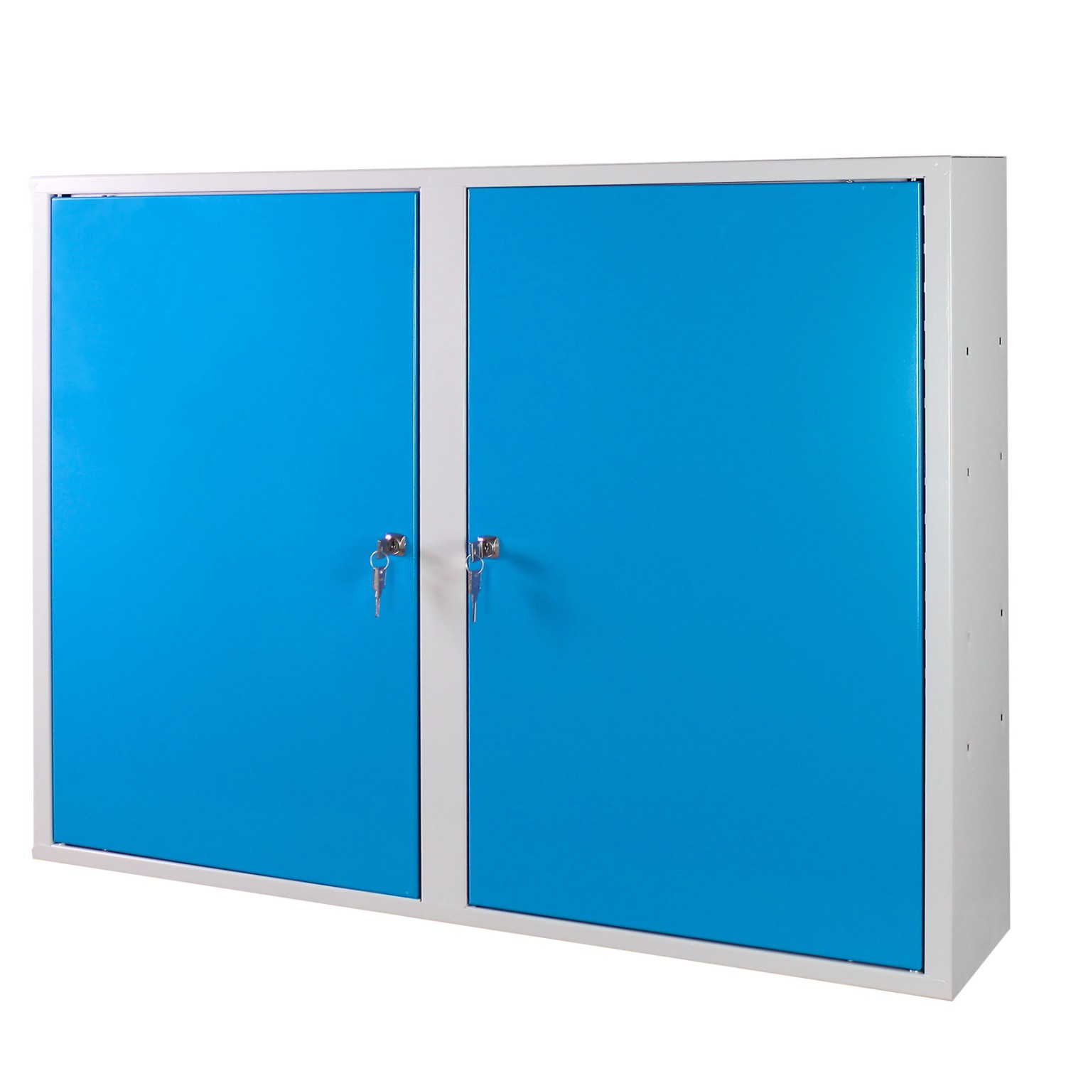 PROREGAL Werkzeugwandschrank mit 2 Türen 3 Fachboden HxBxT 75 x 100 x 20 cm günstig online kaufen