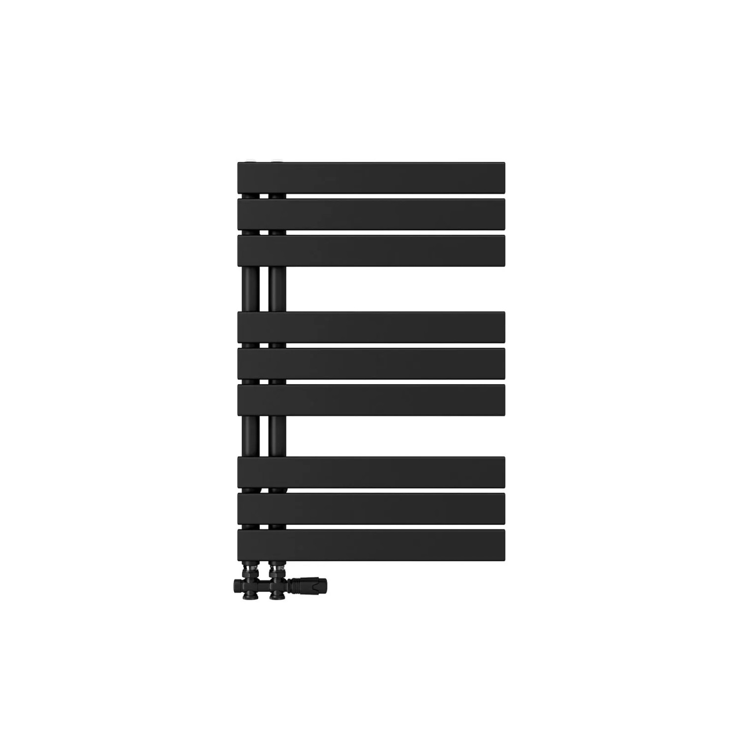 Emke Badheizkörper 76x50cm 397W Schwarz Handtuchwärmer für Badezimmer Handtuchtrockner