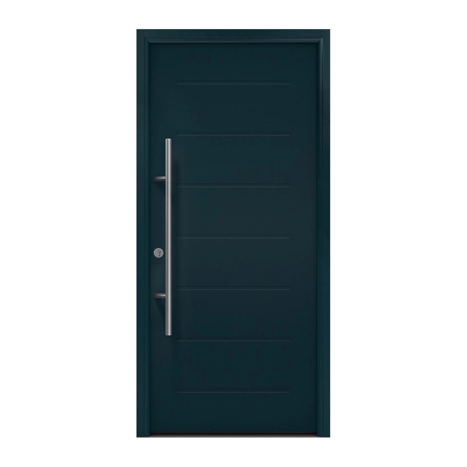 EcoStar Haustür Isopro Secur IPS 015 Anthrazitgrau 110 cm x 210 cm DIN L günstig online kaufen